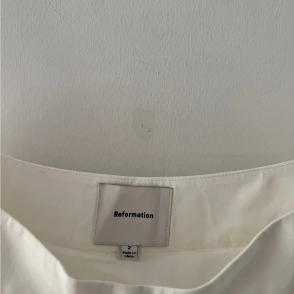 REFORMATION Brynn White Skirt 2 - Picture 3 of 5